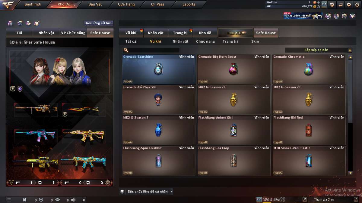 shop acc cf uy tin gia re